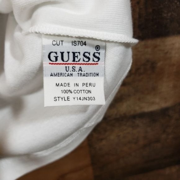 Guess NWT jeweled logo short sleeve shirt girl's size L/XL - Picture 8 of 8